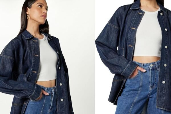 The Best Amazing Women’s Pilar Long Denim Shirt Jacket